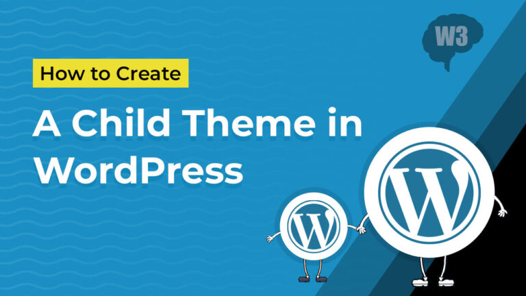 How to create a child theme in WordPress