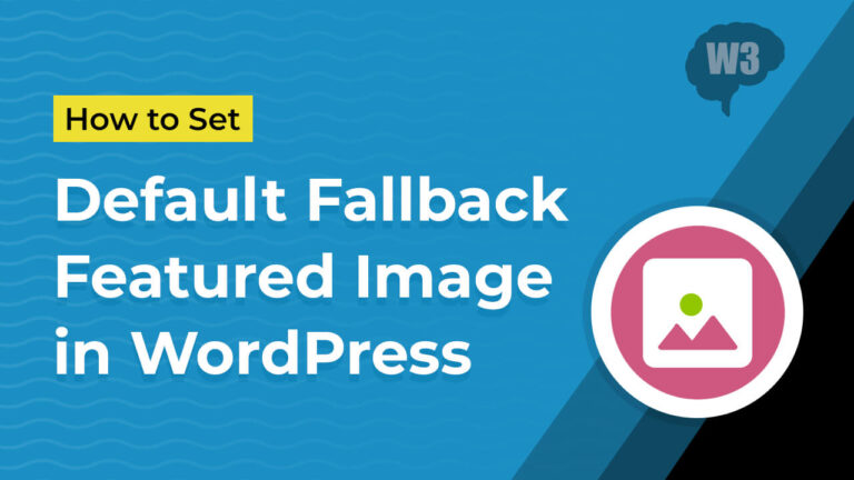 Default Fallback Featured Image in WordPress
